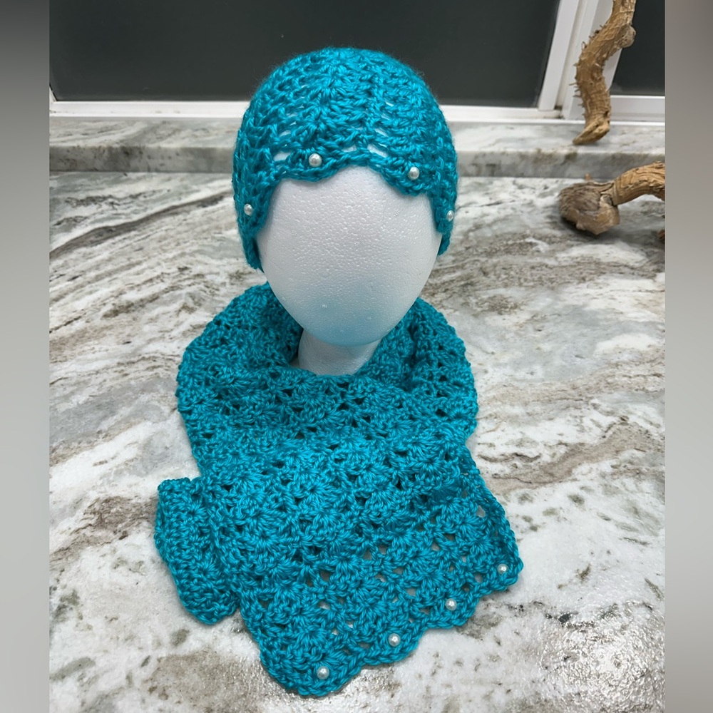 Crochet Hat and Scarf